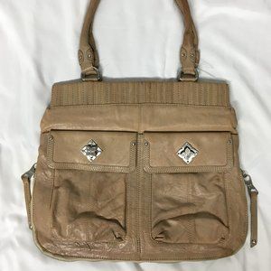 BCBG Leather Bag Tan Purse